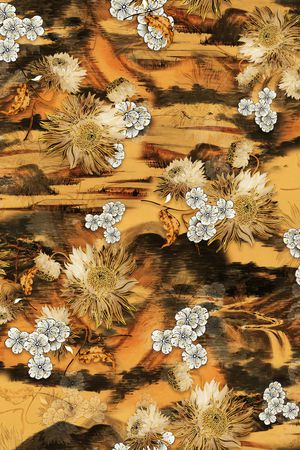 中国风印花华亿平台图片