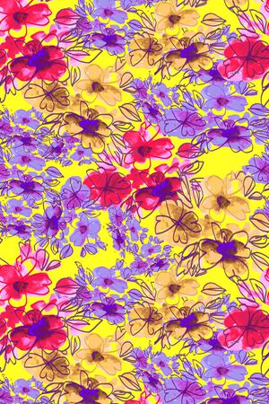 线条花印花华亿平台图片