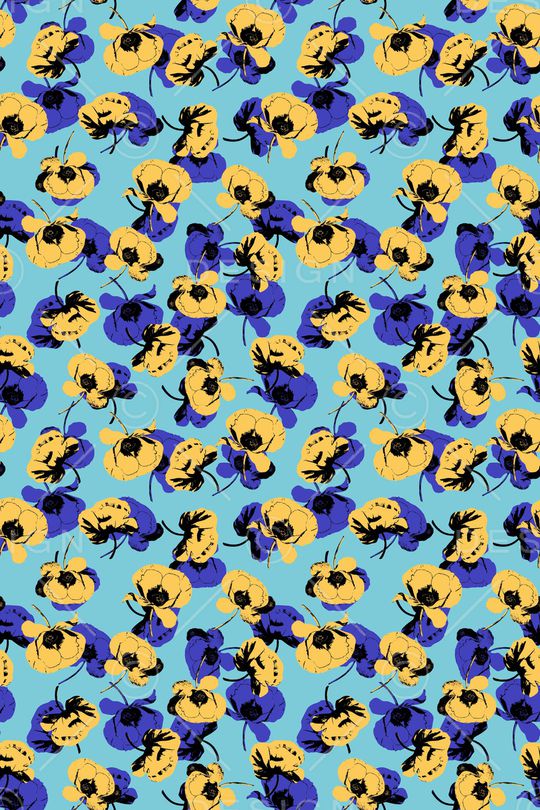 小清新印花华亿平台图片