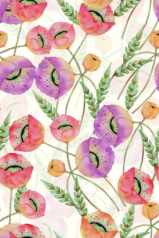 小清新印花华亿平台图片