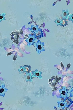 中国风吗印花华亿平台图片