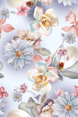 小清新印花华亿平台图片