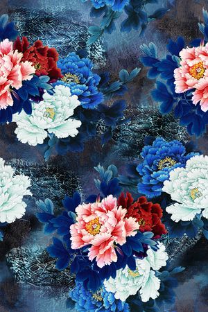 旗袍印花华亿平台图片