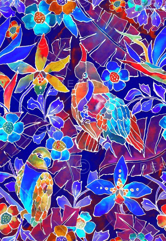 水彩印花华亿平台图片