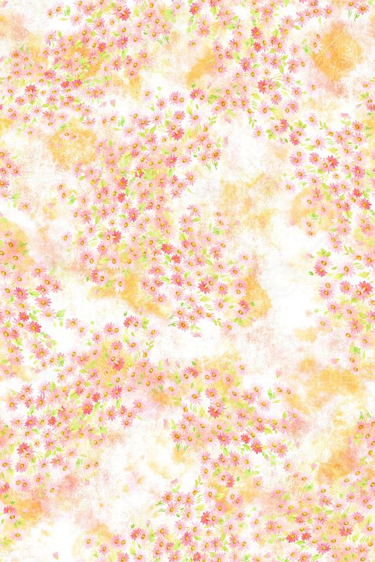 清爽底花卉印花华亿平台图片