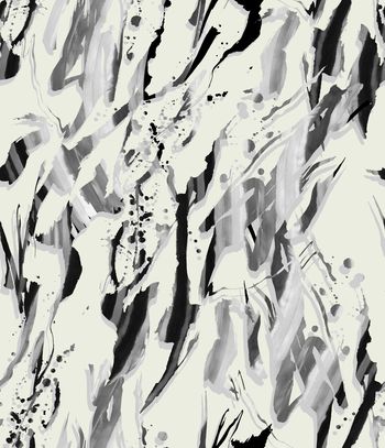 水墨印花华亿平台图片