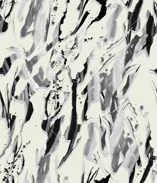 水墨印花华亿平台图片