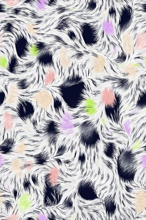 抽象印花华亿平台图片