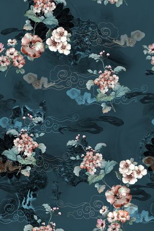 中老年印花华亿平台图片