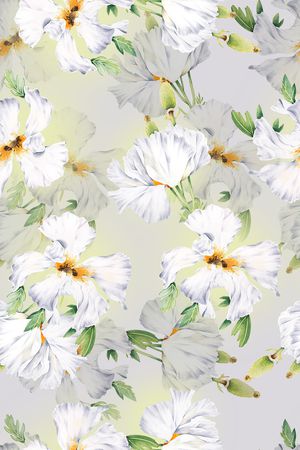 春夏华亿平台印花华亿平台图片