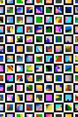 格子印花华亿平台图片