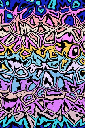 抽象印花华亿平台图片