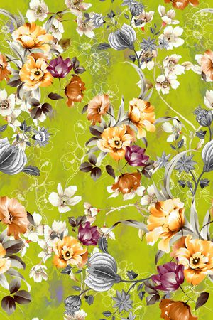 春夏华亿平台印花华亿平台图片