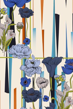 条纹印花华亿平台图片