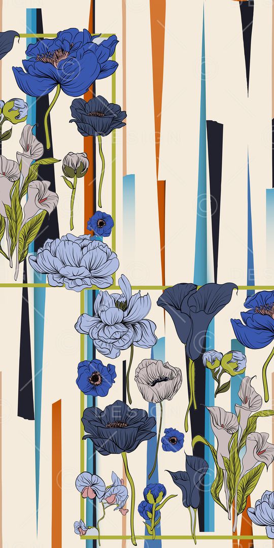 条纹印花华亿平台图片