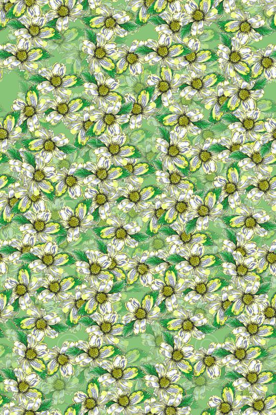 春夏华亿平台印花华亿平台图片