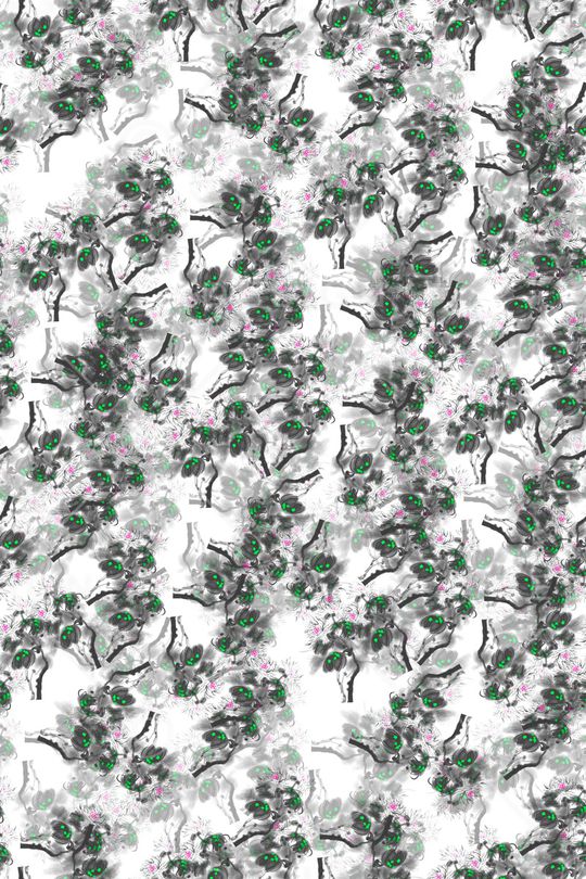 春夏华亿平台印花华亿平台图片