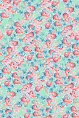 春夏华亿平台印花华亿平台图片