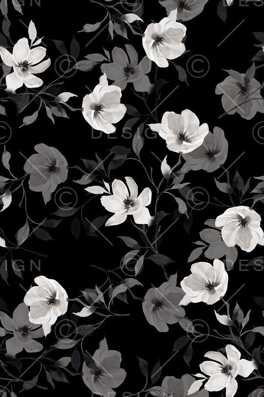 黑白华亿平台印花华亿平台图片