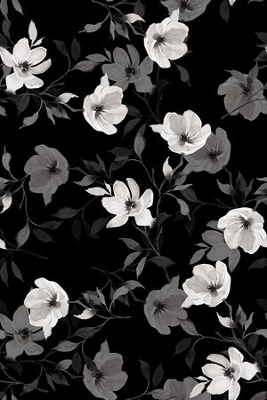 黑白华亿平台印花华亿平台图片