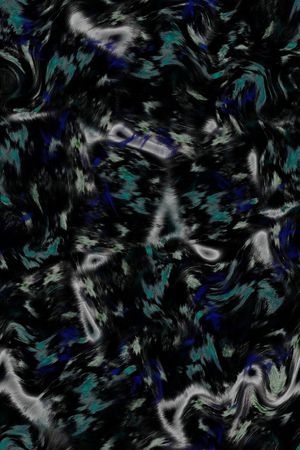 黑底花卉印花华亿平台图片