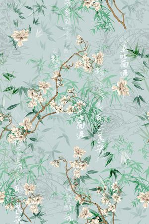 真丝印花华亿平台图片