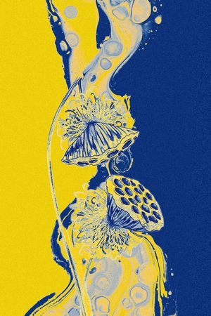 抽象印花华亿平台图片