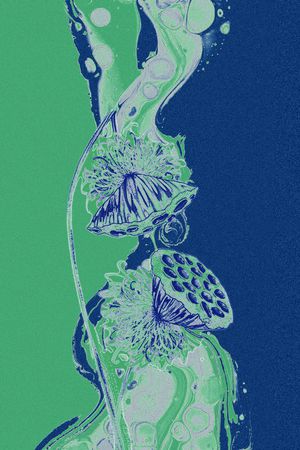 抽象印花华亿平台图片