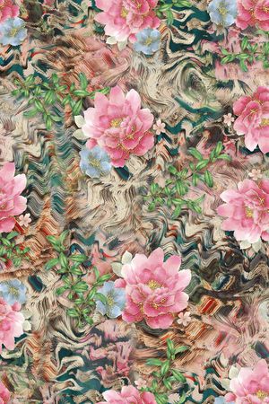 水彩印花华亿平台图片