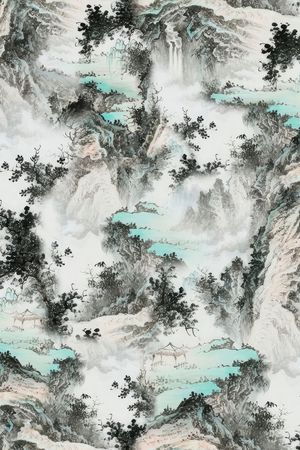 中国风印花华亿平台图片