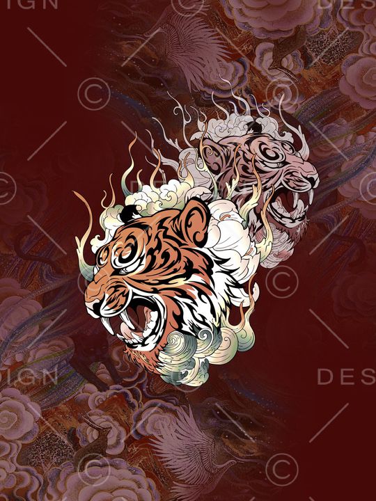 老虎印花华亿平台图片