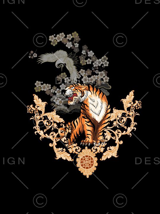 老虎印花华亿平台图片