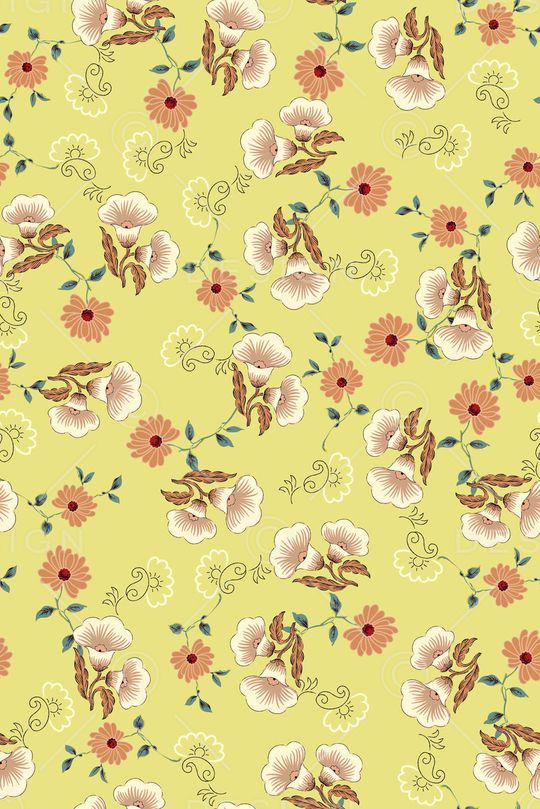 中老年花卉印花华亿平台图片