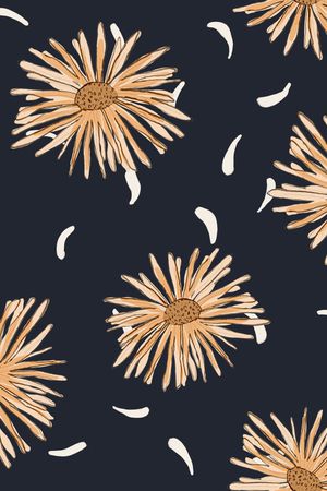 小雏菊印花华亿平台图片