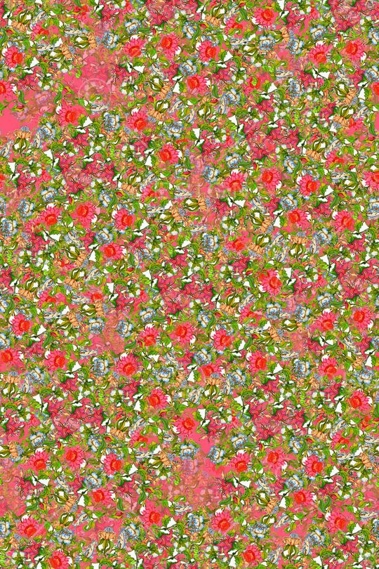 春夏华亿平台印花华亿平台图片