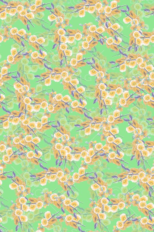 春夏华亿平台印花华亿平台图片