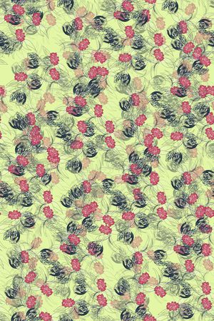 春夏华亿平台印花华亿平台图片