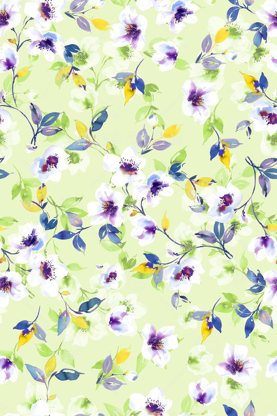 小清新印花华亿平台图片