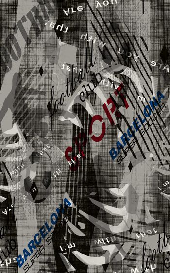 字母印花华亿平台图片