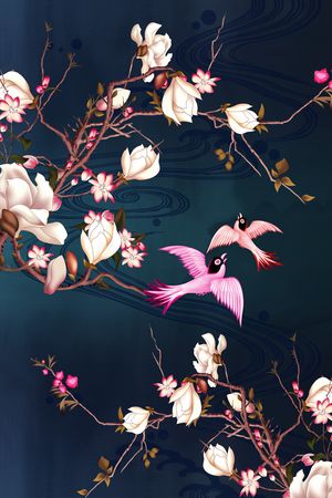 复古印花华亿平台图片