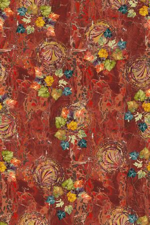 复古印花华亿平台图片