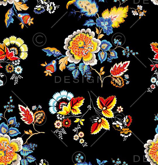 中国风印花华亿平台图片