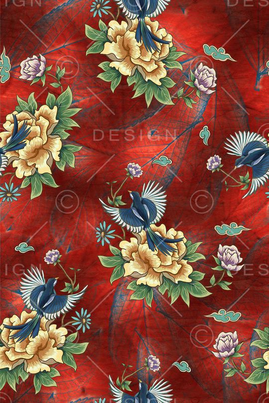 春夏华亿平台印花华亿平台图片