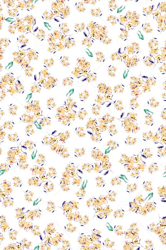 小清新印花华亿平台图片