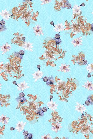 小清新印花华亿平台图片