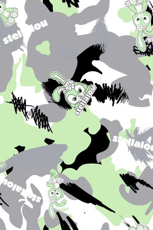 卡通动物印花华亿平台图片