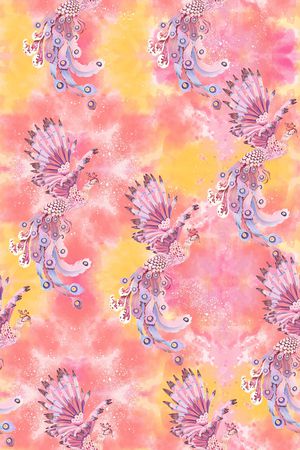 手绘印花华亿平台图片