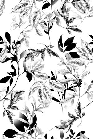 黑白华亿平台印花华亿平台图片