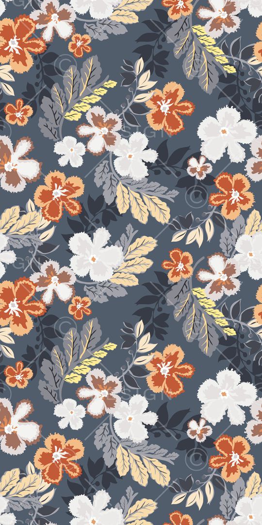 绿植树叶印花华亿平台图片