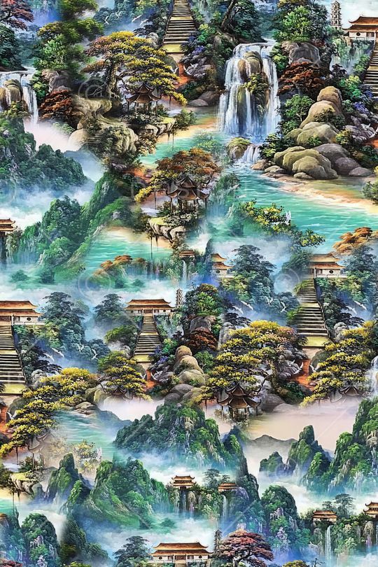 风景印花华亿平台图片